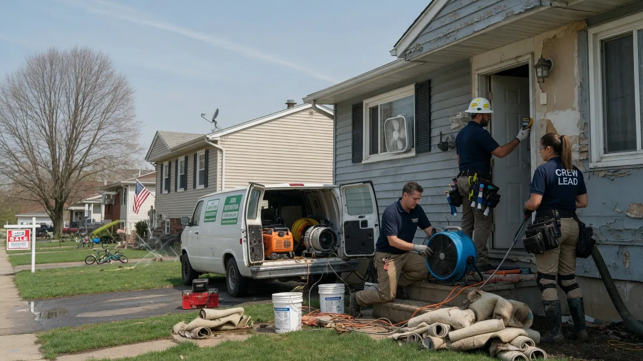 Flood Cleanup in Hughes Springs, TX near me