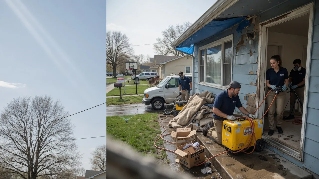 Basement Flood Cleanup in Hughes Springs, TX near me